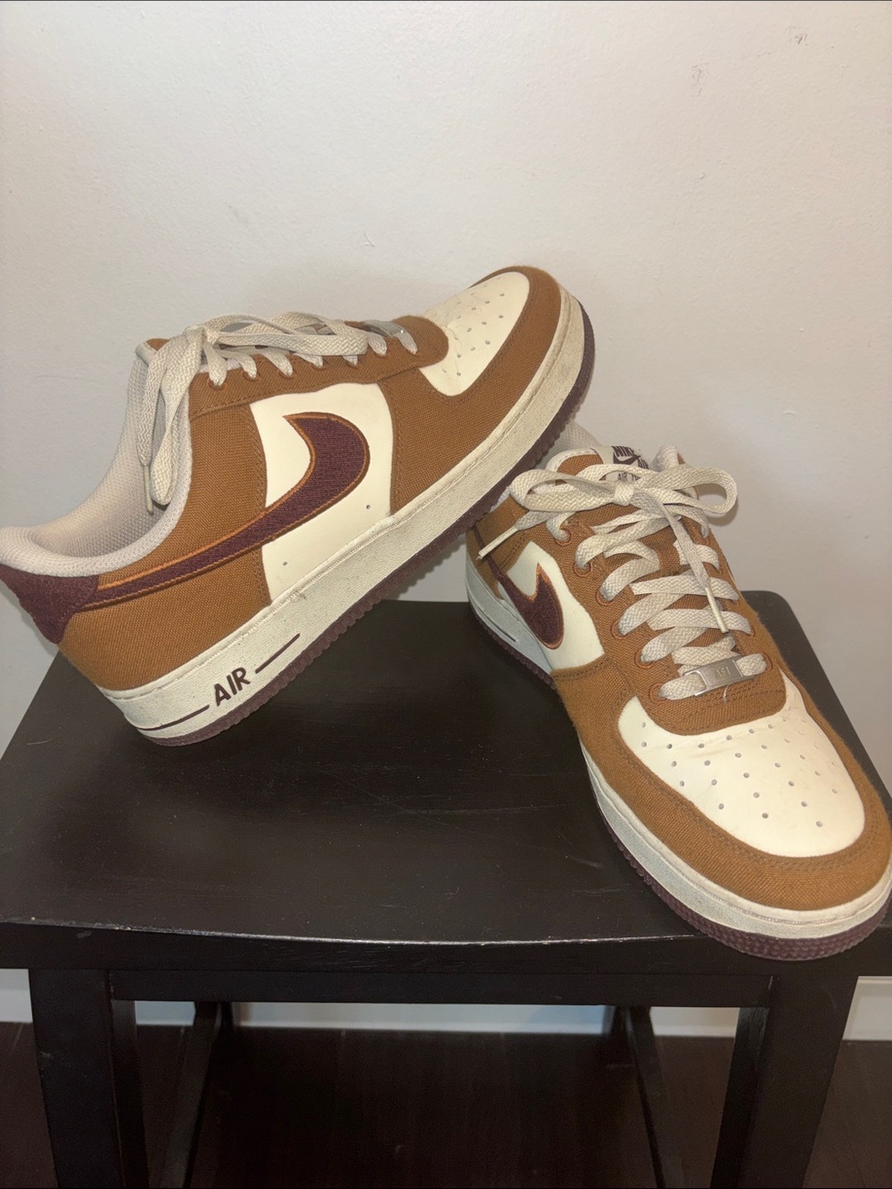 Nike Air Force 1 Low ‘07 LV8 Notebook Doodle Pack Light British Tan Size 10